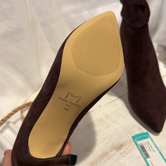 Marc Fisher Women's Rayya Slouch Mid Calf Booties - Picture 5 of 5